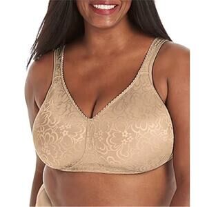 Playtex 18 Hour Bra Wirefree Ultimate Lift True Support 4745 Natural Soft 48C